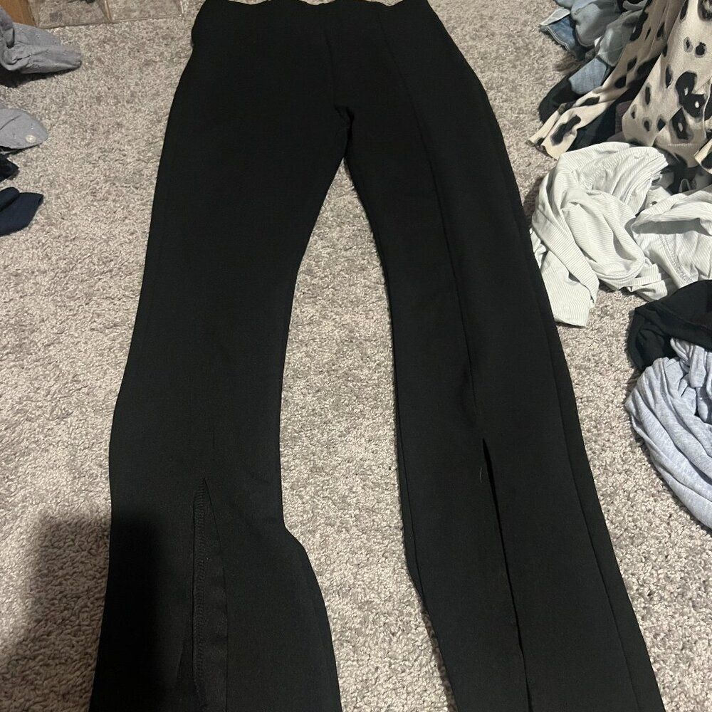 Cider small high waist black pants